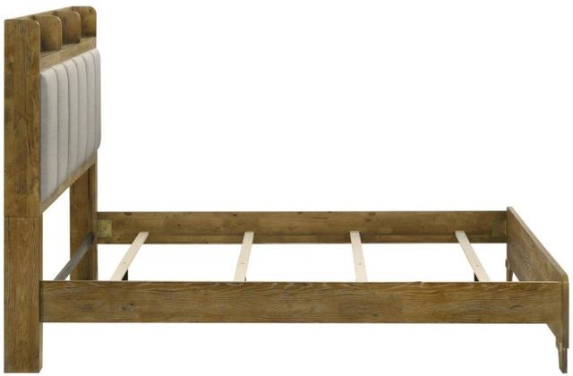 Coaster® Henderson Light Gray/Medium Oak Eastern King Panel Bookcase Bed-3