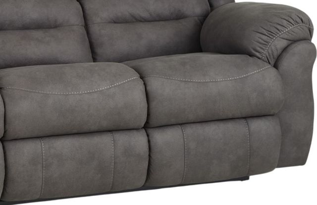HomeStretch Gambler Dark Shadow Manual Double Reclining Sofa-2