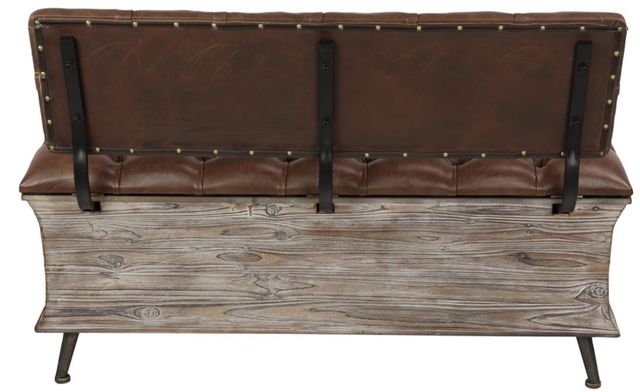 Deco Marche Brown Storage Bench-2