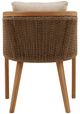 Dovetail Furniture Cian Natural/Sand Olefin/Teak Outdoor Dining Chair-3