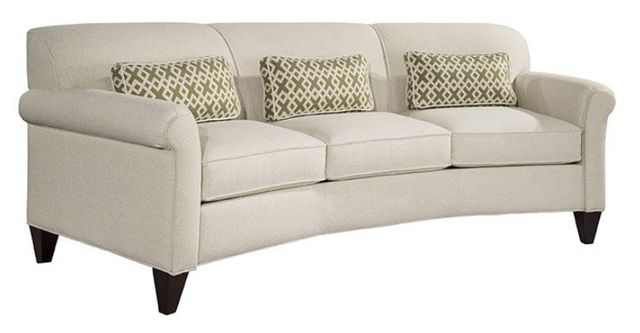 Marshfield Furniture Essentially Yours Beige Leather Conversation Loveseat-0
