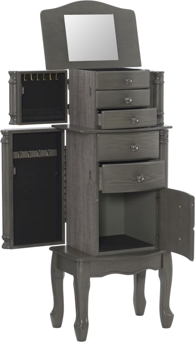 Powell® Shauna Grey Jewelry Armoire-3