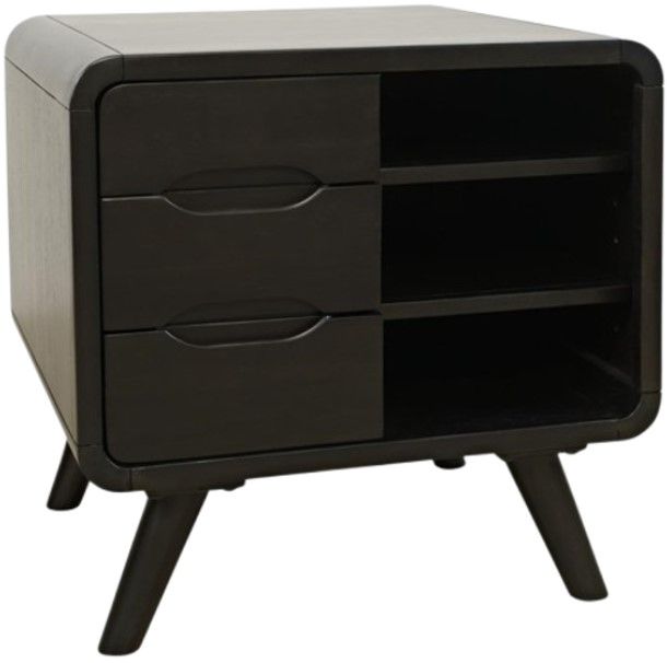 Jofran Inc. Marlowe Black End Table-0