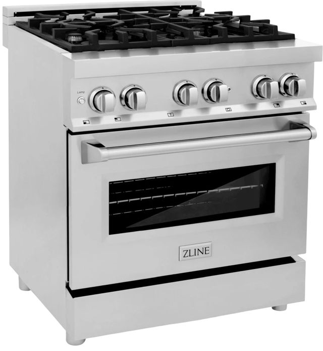 ZLINE Legacy 30" Stainless Steel Pro Style Dual Fuel Range-2