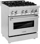 ZLINE Legacy 30" Stainless Steel Pro Style Dual Fuel Range-2