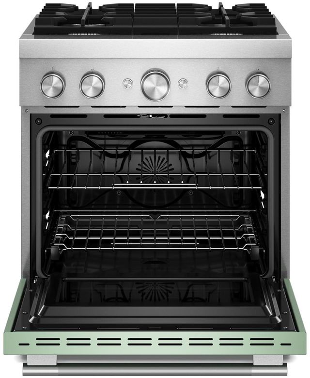 KitchenAid® 30" Cardamom Pro Style Dual Fuel Range with No Preheat Air Fry Mode-1