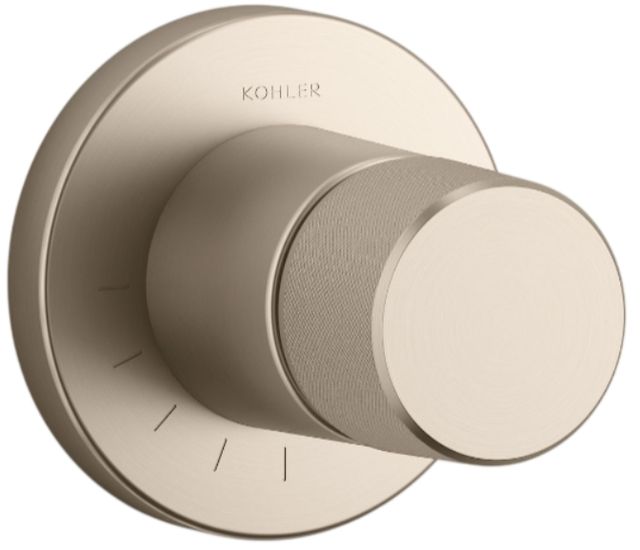 KOHLER® Components® MasterShower® Vibrant Brushed Bronze Volume Control Valve Trim with Oyl Handle-0