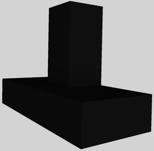 Vent-A-Hood® 48" Black Contemporary Wall Mounted Range Hood-3
