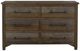 International Furniture Direct Town Brown/Gray Dresser-2