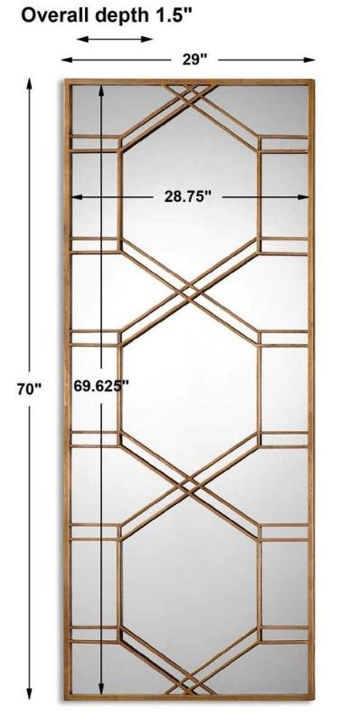 Uttermost® Kennis Gold Full Length Mirror-2