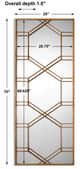 Uttermost® Kennis Gold Full Length Mirror-2
