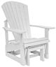 C R Plastics White Single Glider-0