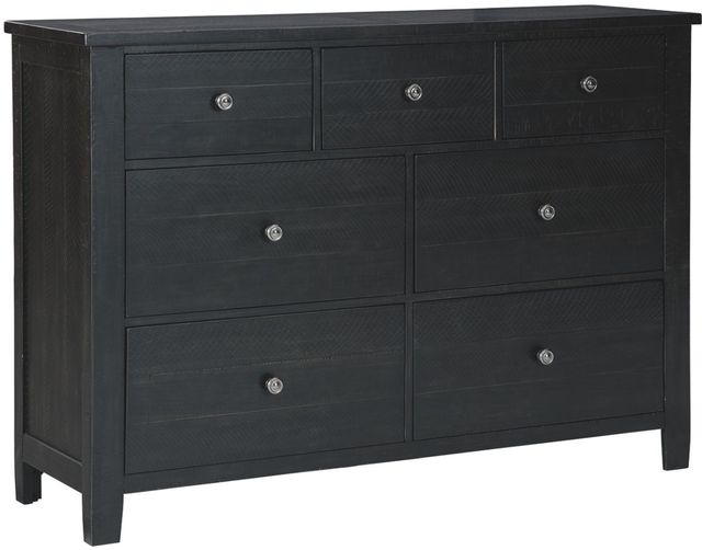 Benchcraft® Noorbrook 3-Piece Black California King Storage Panel Bed Set-2