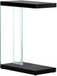 Steve Silver Co. Elaina Glossy Black Chair Side End Table with Glass Frame-4