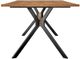 Armen Living Nevada Balsamico Trestle Base Dining Table-2