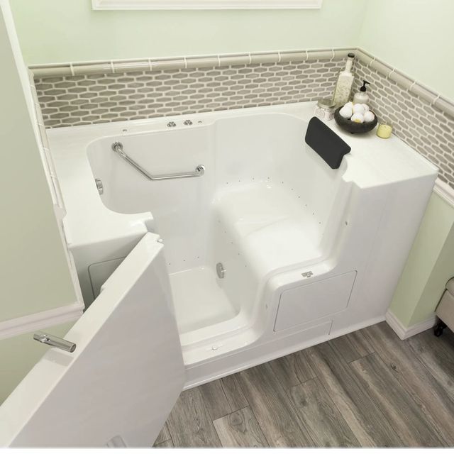 American Standard Gelcoat Premium Series White 32" x 52" Walk-In Tub with Air Spa System - Left-Hand Drain-3