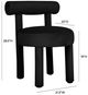 TOV Furniture Carmel Black Dining Side Chair-2