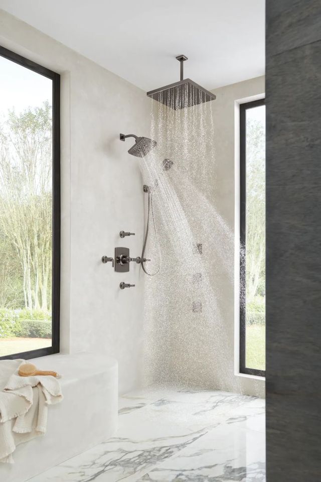Brizo Kintsu® Brilliance® Black Onyx Sensori Thermostatic Valve Trim-2