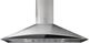 Elica Techne Series Foglia 36" Stainless Steel Wall Mounted Range Hood with Black Glass Trim-0
