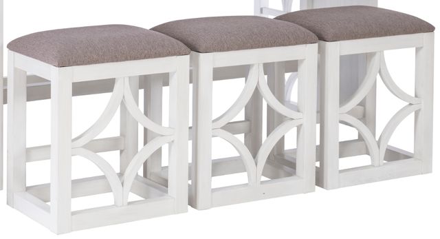 Powell® Wallace 4-Piece White Dining Set-1