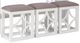 Powell® Wallace 4-Piece White Dining Set-1