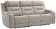 Ashley® Dreamer Gray Power Reclining Sofa with Audio-0
