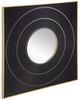 A & B Home Black Square Carved Mirror-0
