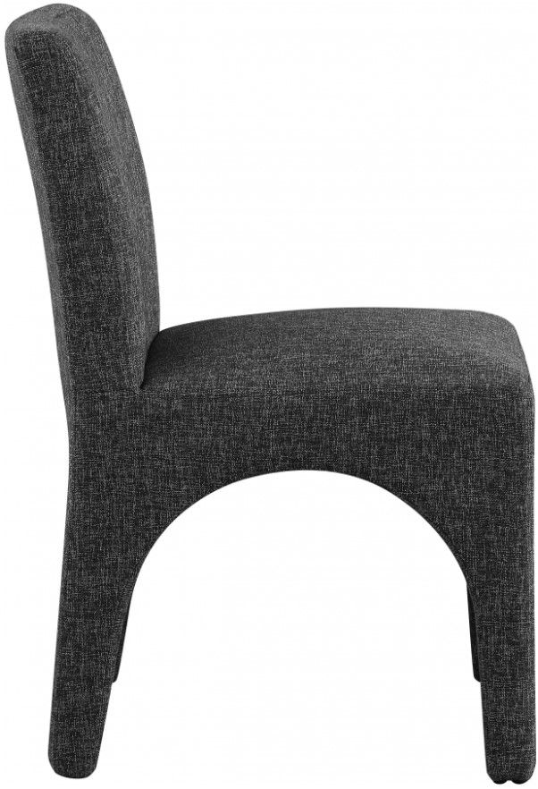 Meridian Furniture Gramercy Black Upholstered Dining Side Chair-2