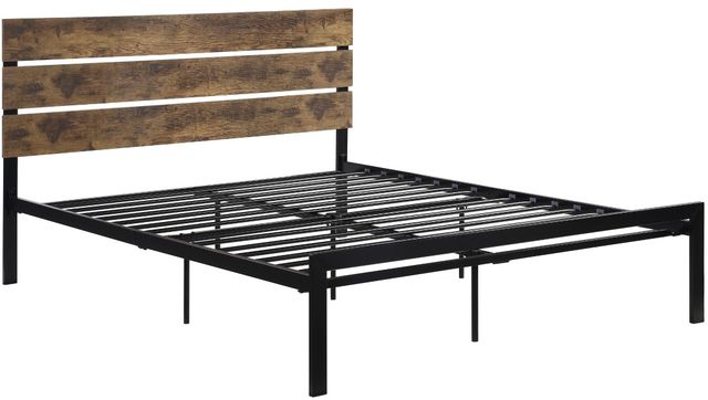 Homelegance® Marshall Black Queen Platform Bed-2