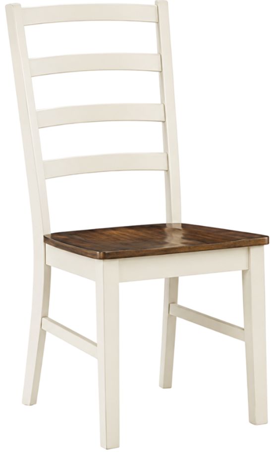 Signature Design by Ashley® Brinfern Antique White/Brown Side Chair-0