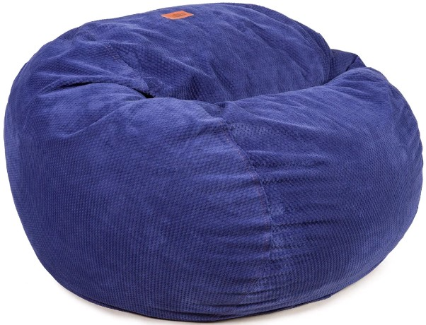 CordaRoy s Navy Chenille King Bean Bag Rolando s TV and Appliance Coal City IL