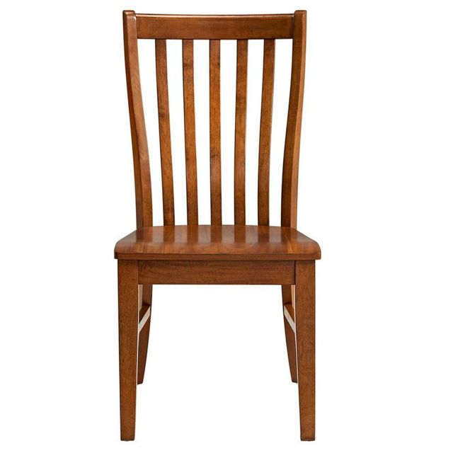 Elements International Gage Chestnut Dining Side Chair -1