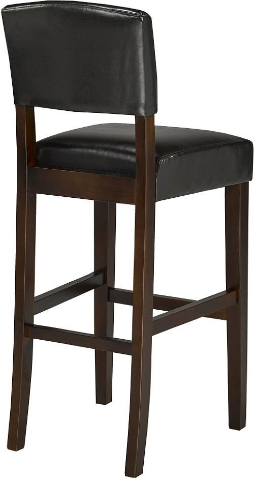 Brassex Inc. 2-Piece Brown/Rich Espresso 24'' Counter Stool Set-1
