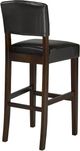 Brassex Inc. 2-Piece Brown/Rich Espresso 24'' Counter Stool Set-1