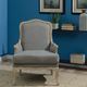 Elements International Artesia Midtown Slate Arm Chair-0