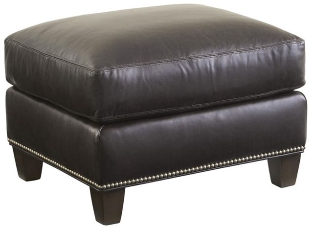 Lexington Home Customizable Strada Leather Ottoman-0