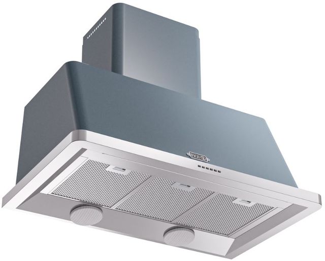 Ilve® Majestic II 40" Blue Gray Wall Mounted Range Hood-1