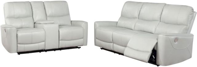 Coaster® Greenfield 2-Piece Ivory Power Reclining Living Room Seating ...