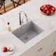 Elkay Quartz Classic® Graystone 24-5/8" x 18-1/2" x 9-1/2" Single Bowl Undermount Sink-2