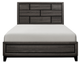 Homelegance® Davi Gray Queen Panel Bed-2