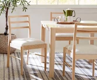 Bassett® Furniture BenchMade Origins Dandridge Natural Square Dining Table with Two Leaf-2