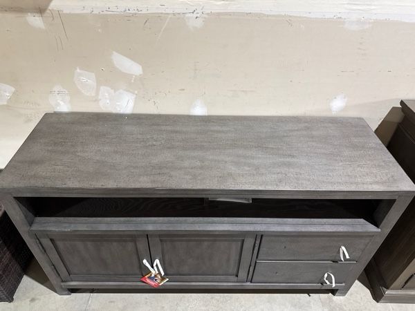 Clearance Liberty Furniture Modern Farmhouse Dusty Charcoal 56" Entertainment Console-1