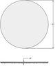 Amisco Customizable Calypso Round Dining Table with 42" Solid Ash Top-2