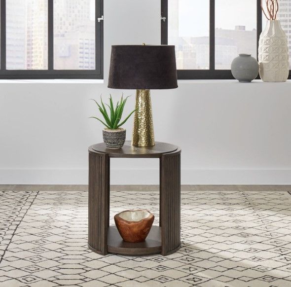 Liberty Furniture City View Coffee Bean End Table-1