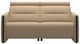 Stressless® by Ekornes® Emily Beige 69" Power Reclining Loveseat with Wood Base-0