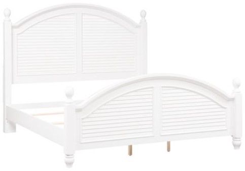 Liberty Furniture Summer House l 3-Piece Oyster White Poster Bedroom Set-1