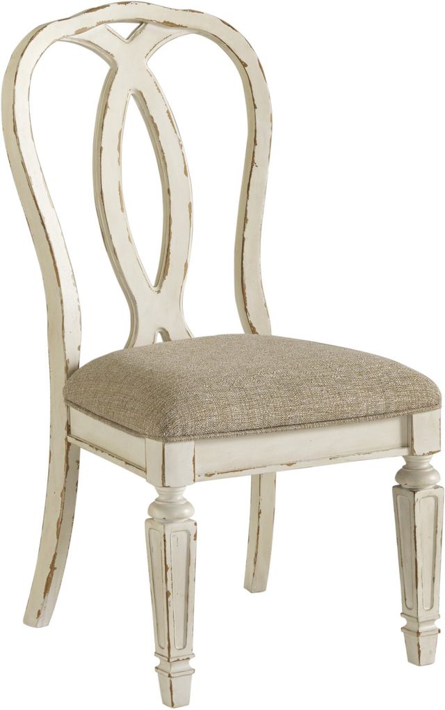 Signature Design by Ashley® Realyn Brown/Chipped White Dining Side Chair-0