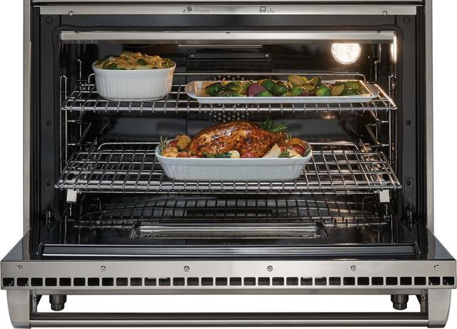 Wolf® 36" Stainless Steel Pro Style Natural Gas Range-1