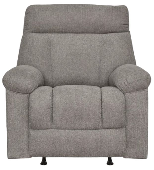 Signature Design by Ashley® Hoyne Park Smoke Manual Rocker Recliner-2