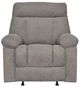 Signature Design by Ashley® Hoyne Park Smoke Manual Rocker Recliner-2